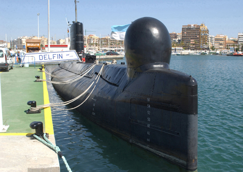 Excursion to Torrevieja. Submarine.