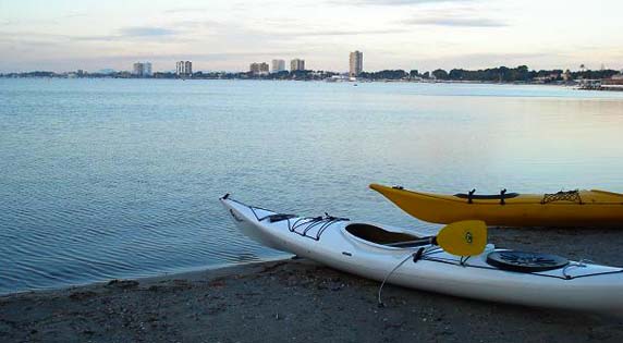 Kayak en el Mar Menor