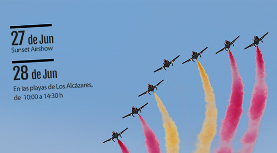 Sunset Airshow in Los Alcázares