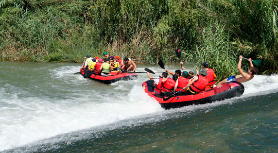 Descent of the River Segura with rafting